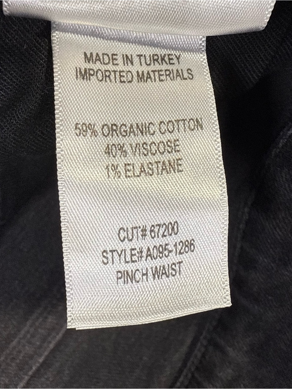 AGOLDE Pinch Waist Jeans Women Size 29 Black/Gray High Rise Straight Leg Cotton - Picture 11 of 16